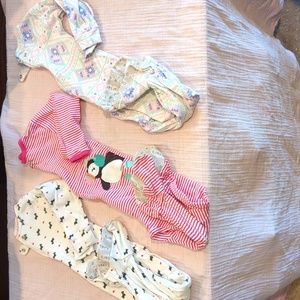 18 month Carter's zipper footed sleepers